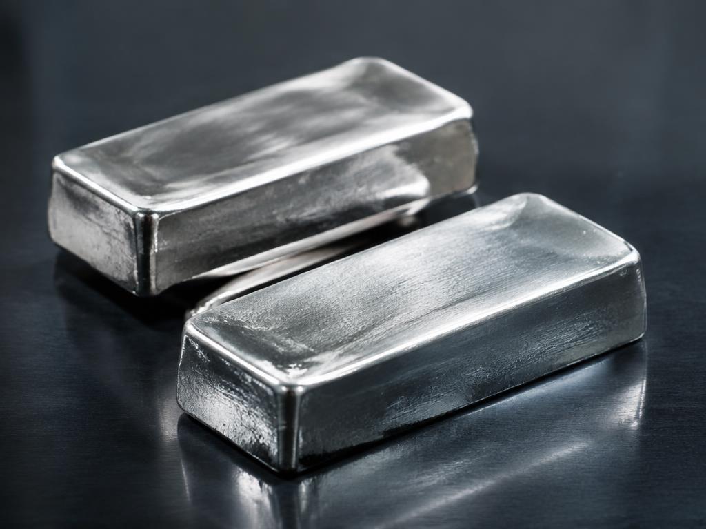 Gepoleerde silwerstawe